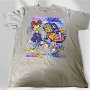 Graphic Short Sleeve Tee - Beige